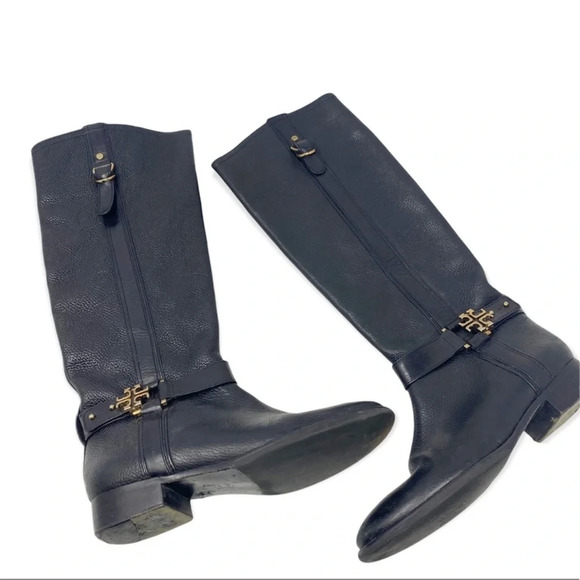 Tory Burch black riding boots - Picture 4 of 7